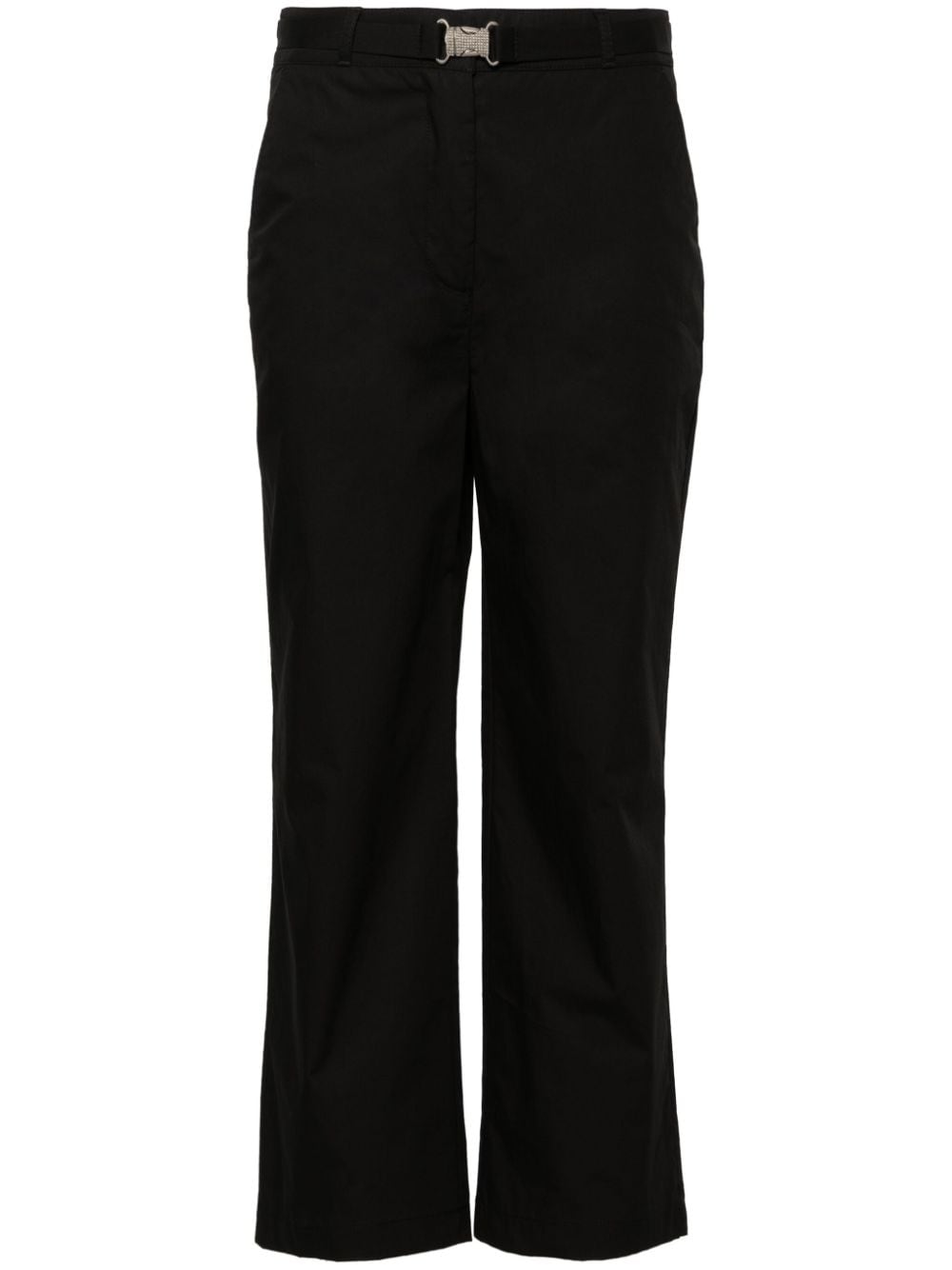 LIU JO belted straight-leg trousers - Black von LIU JO