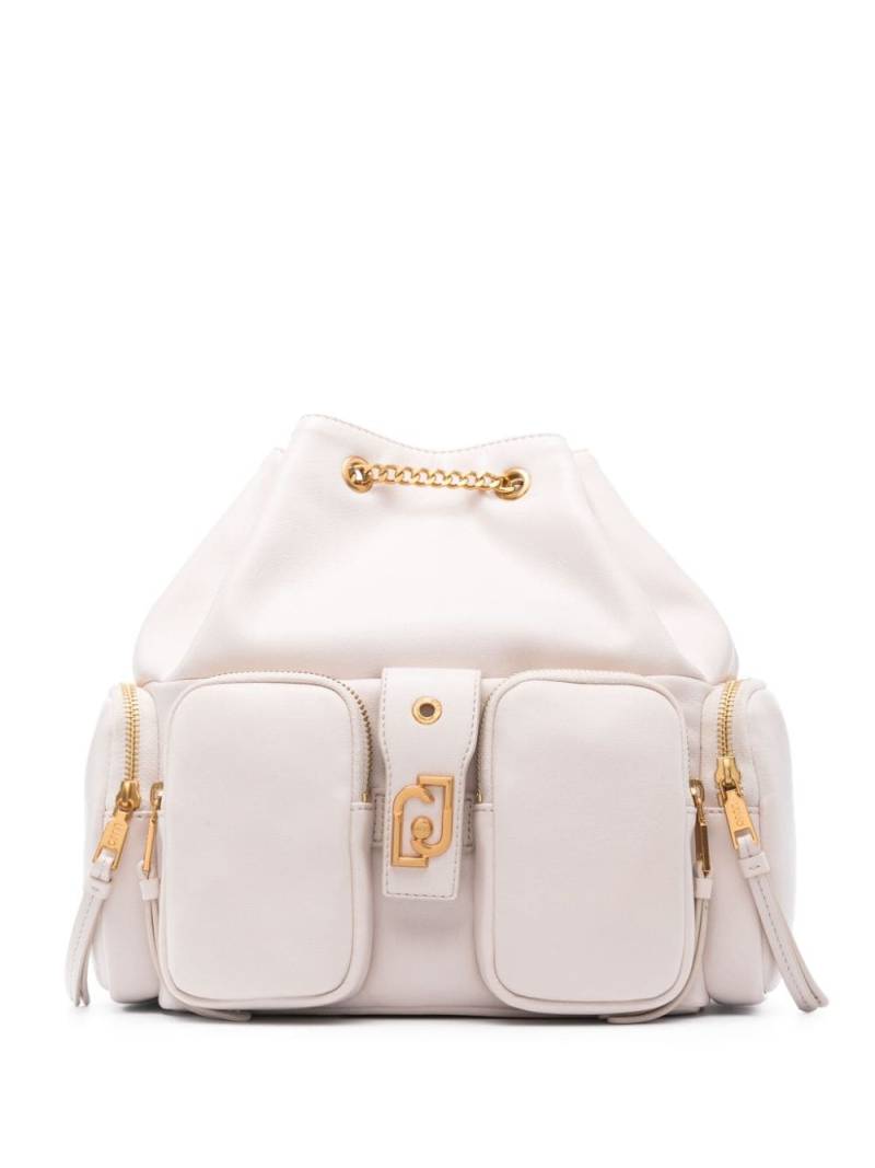 LIU JO chain-detail faux-leather backpack - Pink von LIU JO