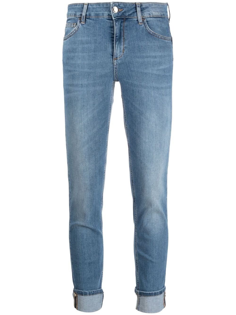 LIU JO cropped slim-cut jeans - Blue von LIU JO