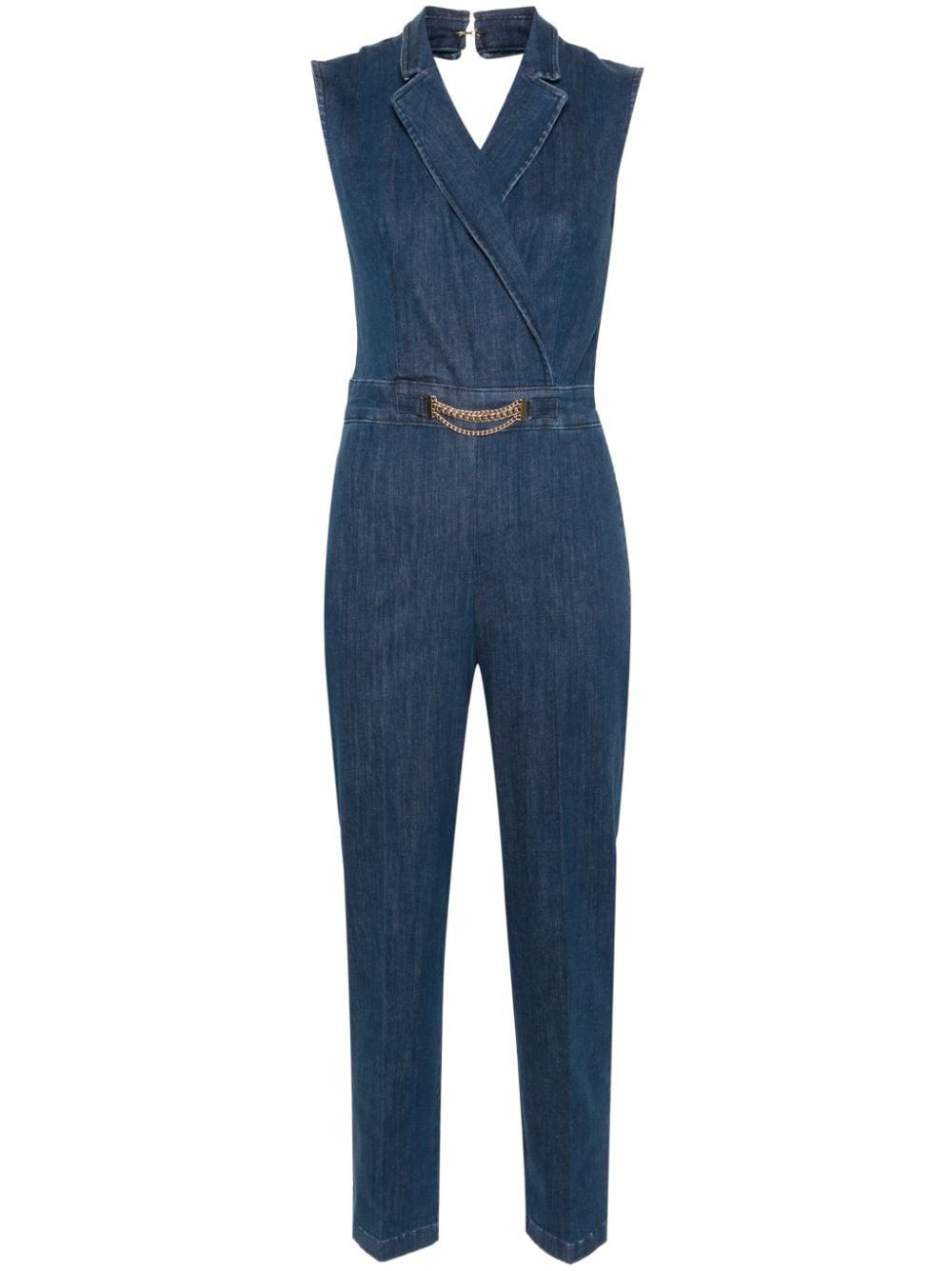 LIU JO denim sleeveless jumpsuit - Blue von LIU JO
