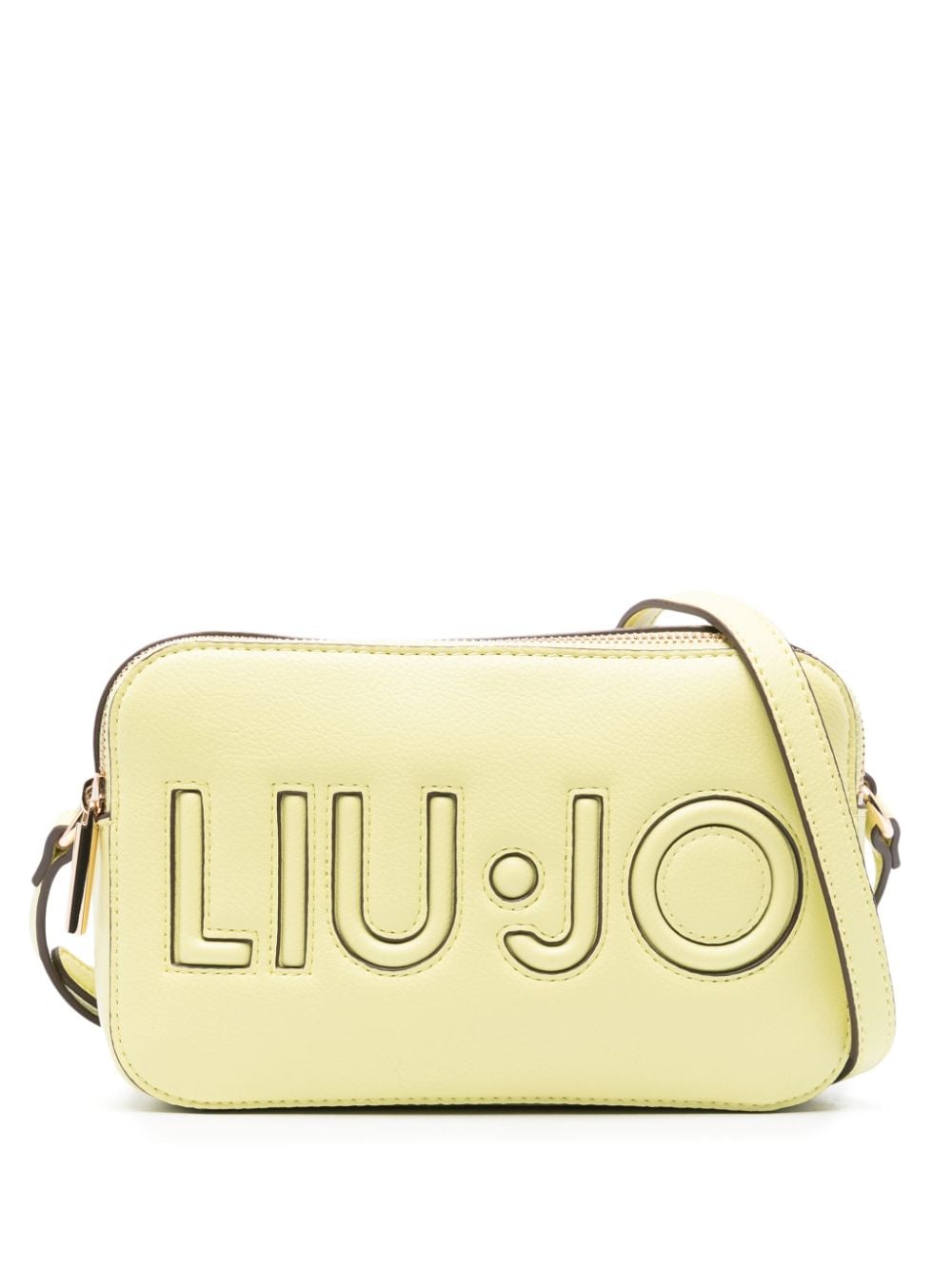 LIU JO embossed-logo cross body bag - Yellow von LIU JO