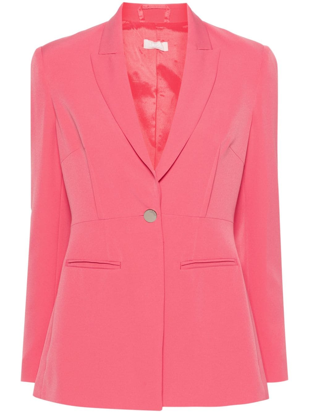 LIU JO fitted crepe blazer - Pink von LIU JO