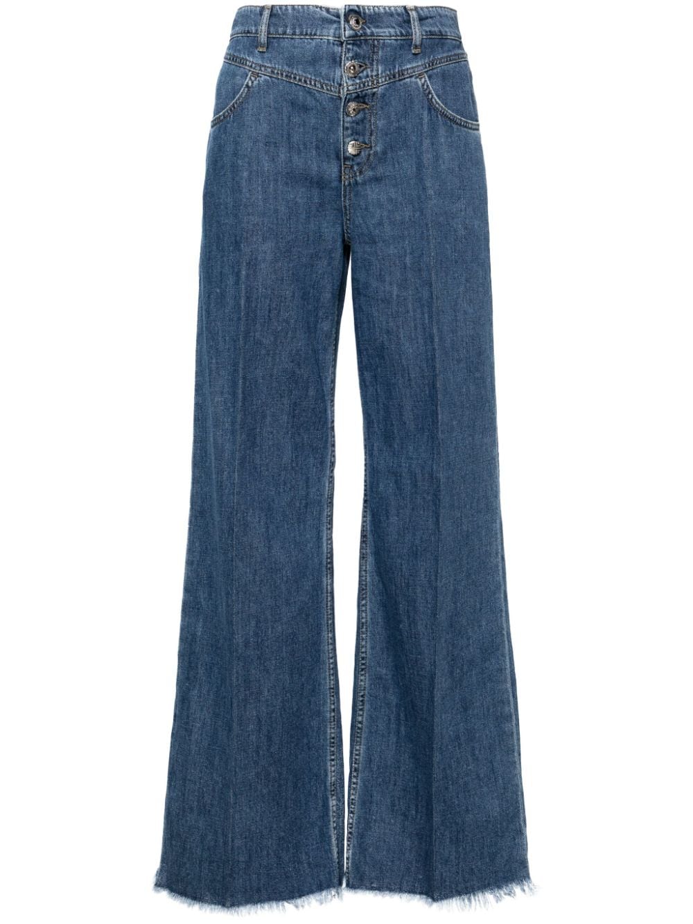 LIU JO flared cropped jeans - Blue von LIU JO