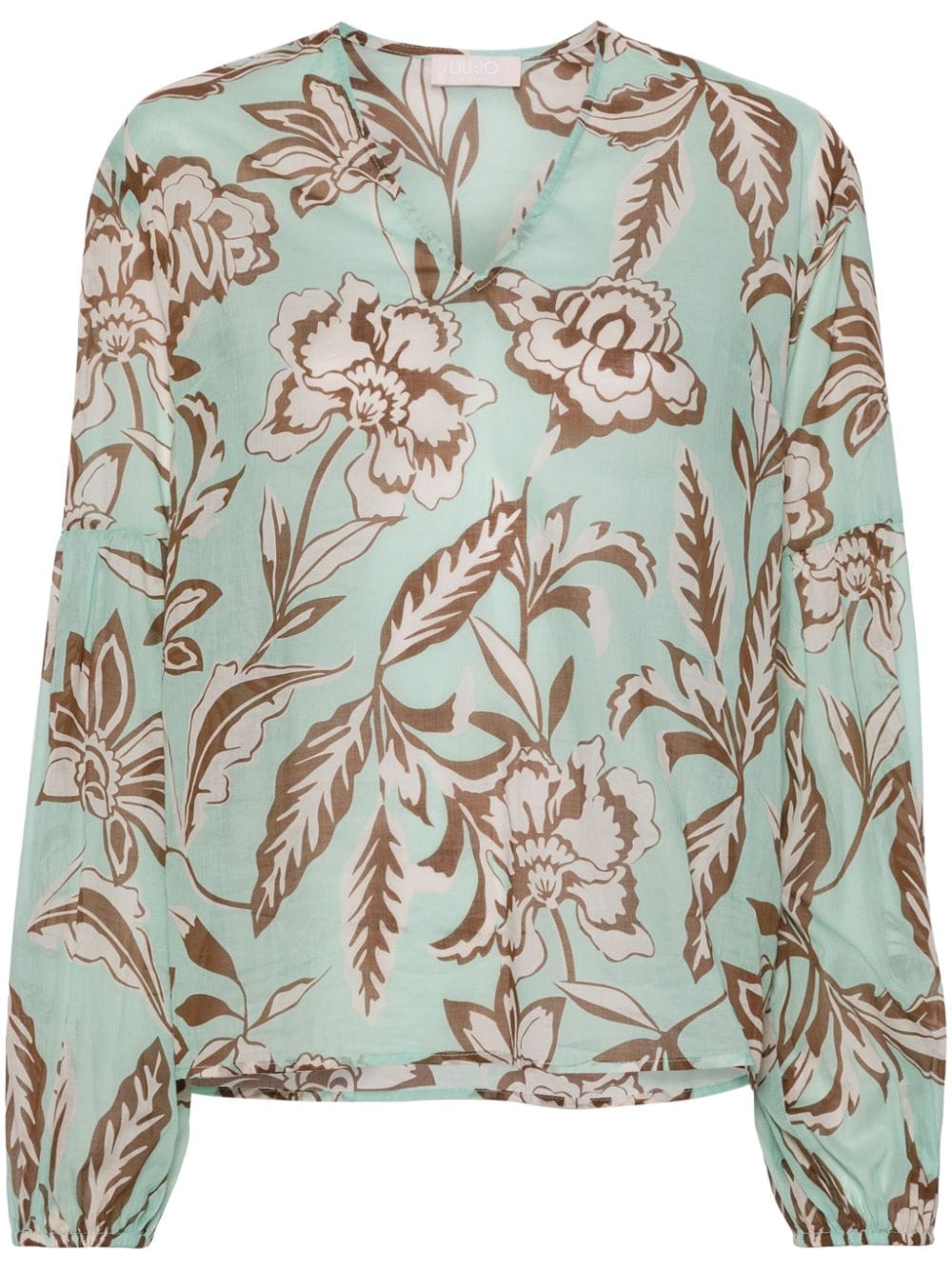LIU JO floral-print blouse - Green von LIU JO