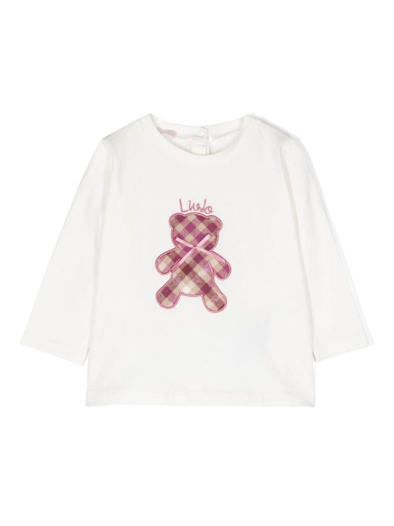 Liu Jo Kids graphic-print long-sleeve T-shirt - White von Liu Jo Kids