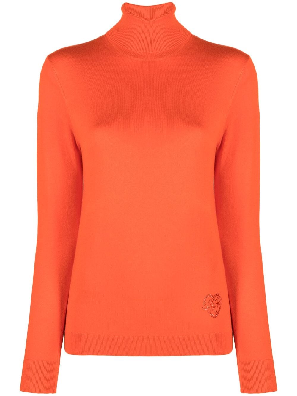 LIU JO high-neck knitted top - Orange von LIU JO