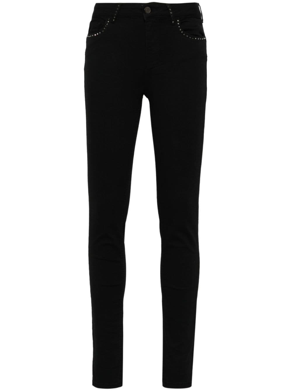 LIU JO high-rise skinny jeans - Black von LIU JO