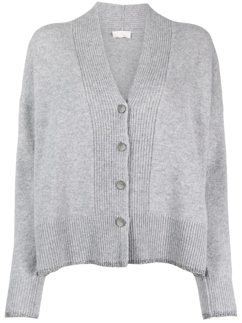 LIU JO knitted wool cardigan - Grey von LIU JO
