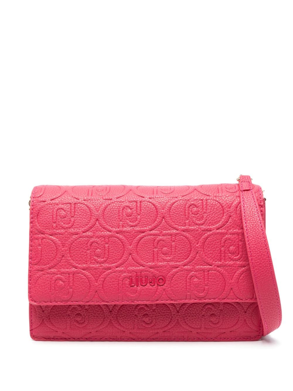 LIU JO logo-embossed cross body bag - Pink von LIU JO