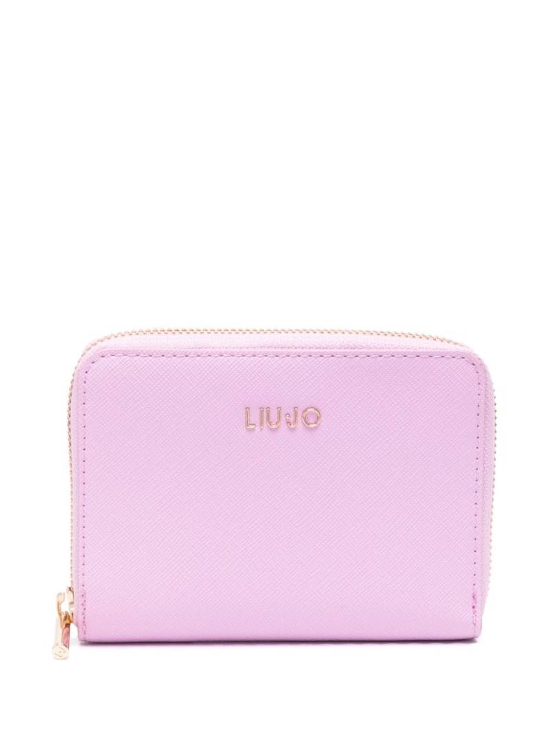 LIU JO logo-lettering bi-fold wallet - Pink von LIU JO