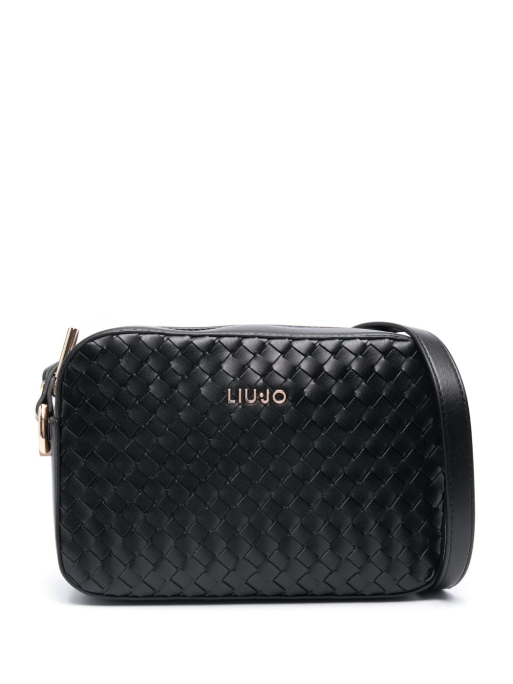 LIU JO logo-lettering crossbody bag - Black von LIU JO