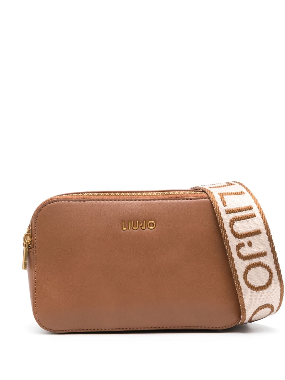 LIU JO logo lettering crossbody bag - Brown von LIU JO