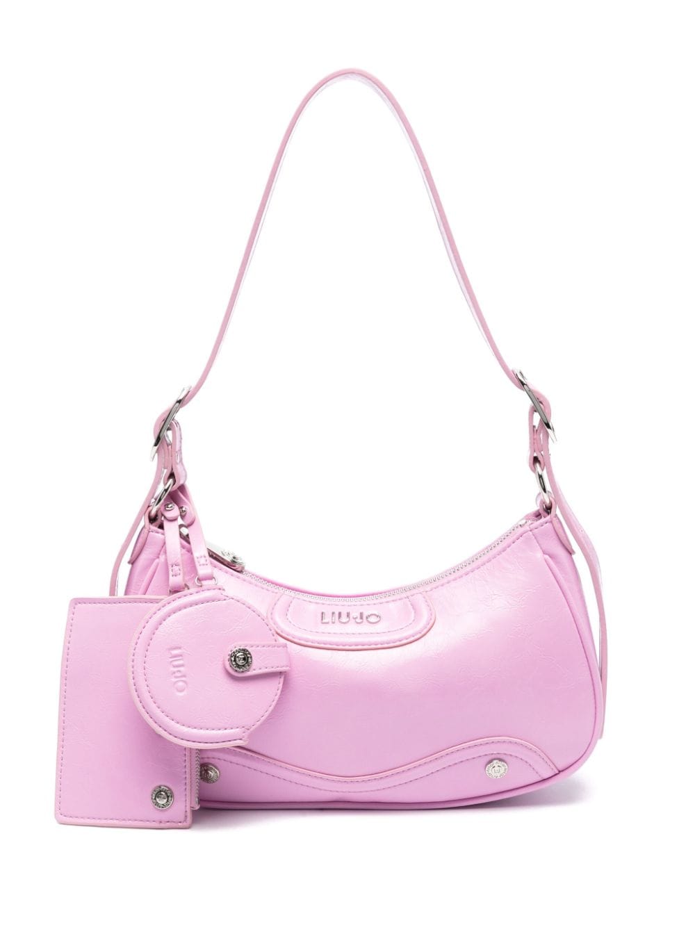 LIU JO logo-lettering shoulder bag - Pink von LIU JO