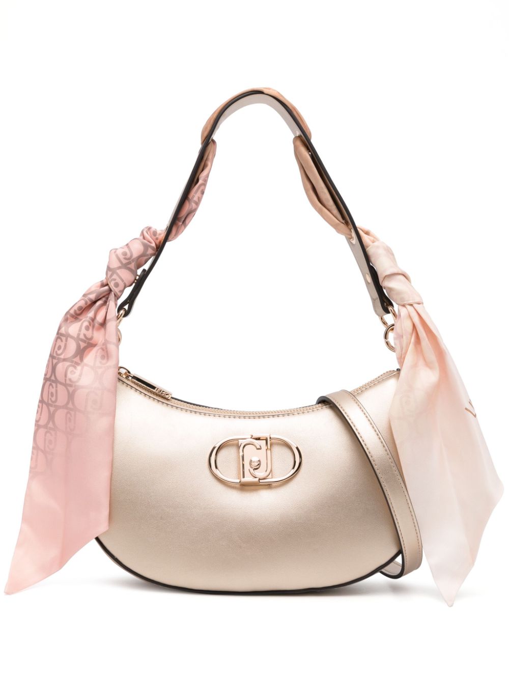 LIU JO logo-plaque crossbody bag - Gold von LIU JO