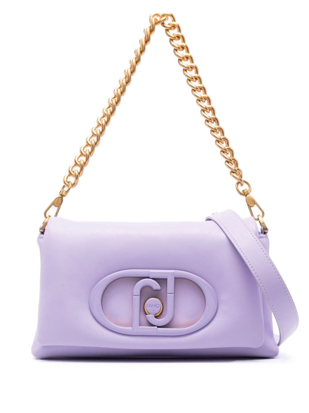 LIU JO logo-plaque faux-leather tote bag - Purple von LIU JO