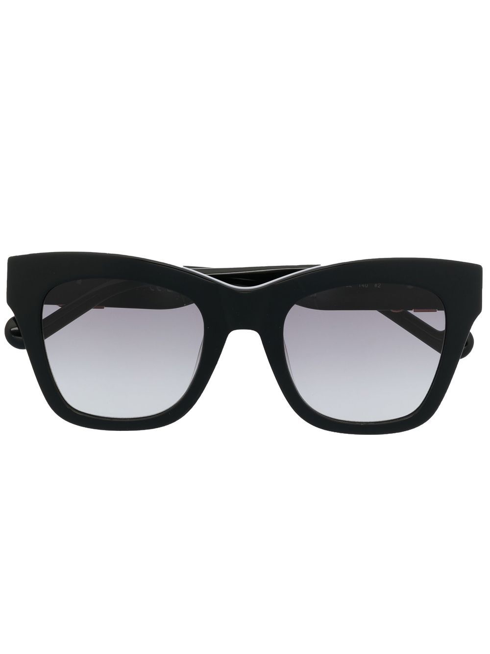 LIU JO logo-plaque oversize sunglasses - Black von LIU JO
