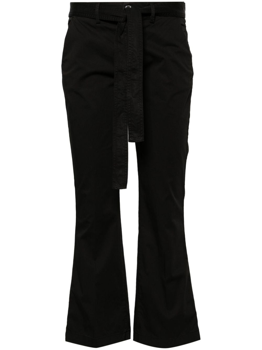 LIU JO low-rise flared trousers - Black von LIU JO