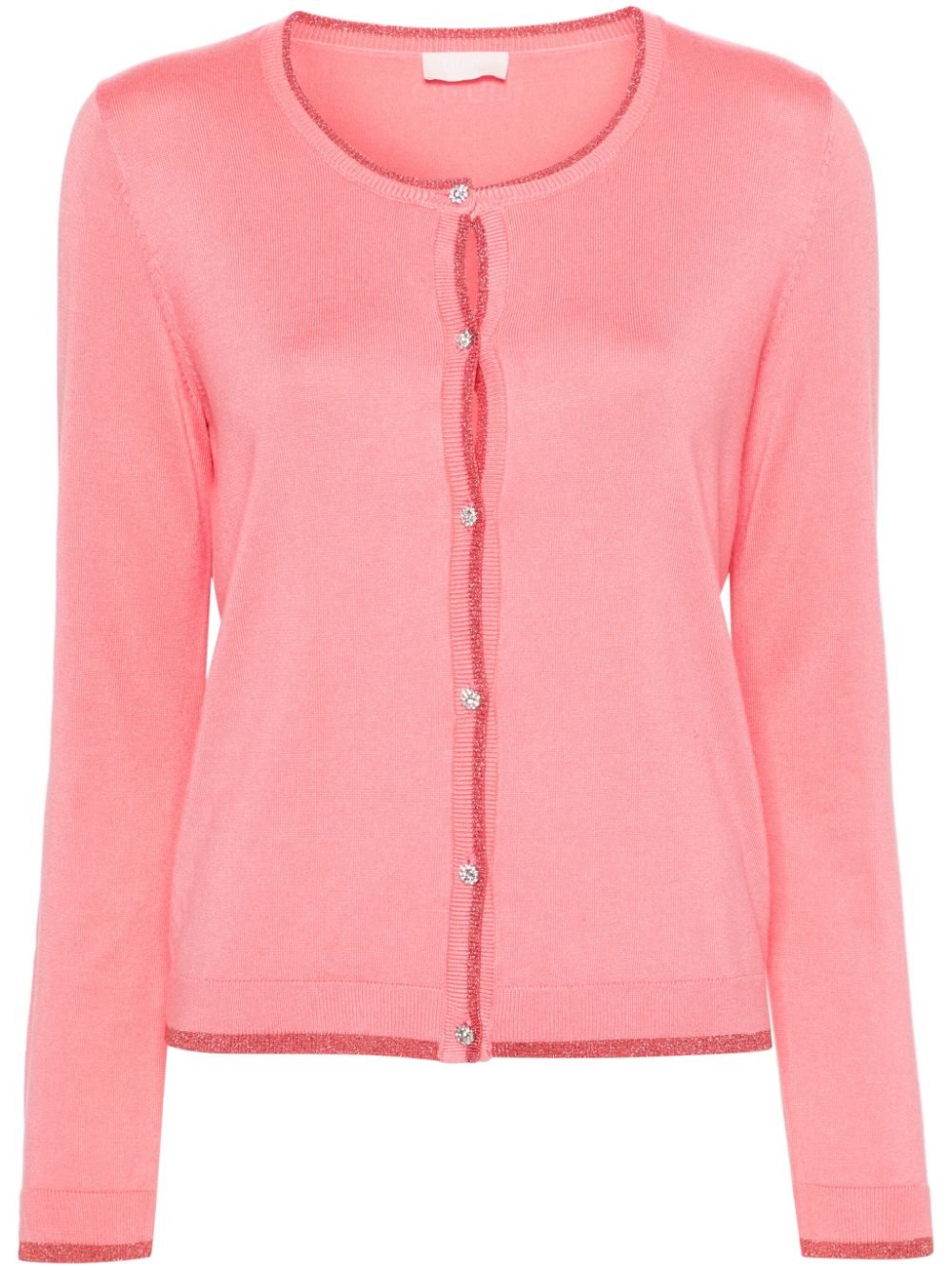 LIU JO metallic-threading cardigan - Pink von LIU JO