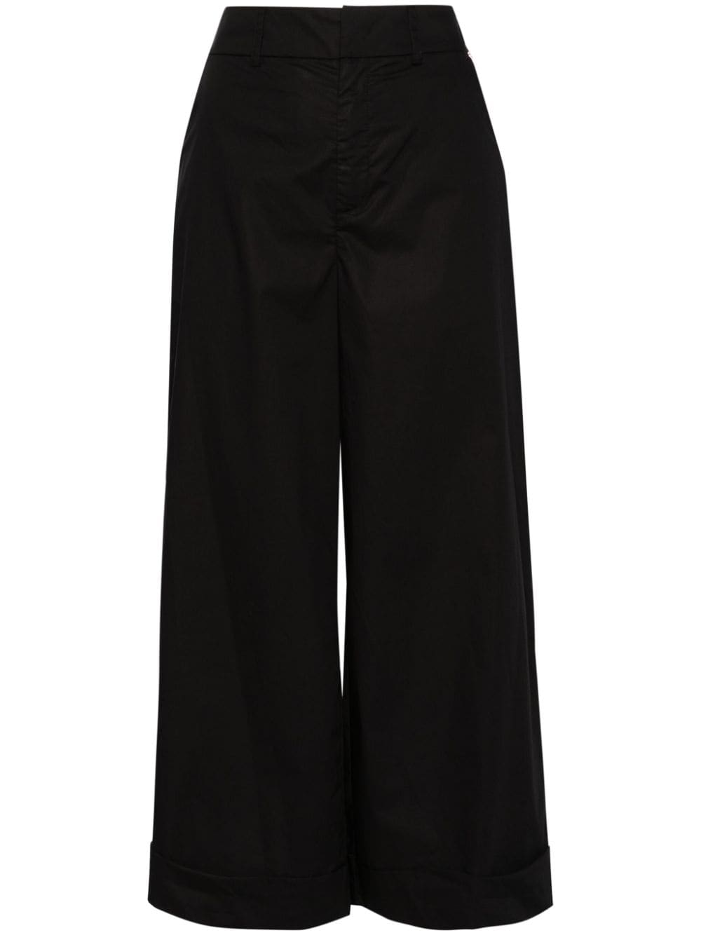 LIU JO mid-rise palazzo pants - Black von LIU JO