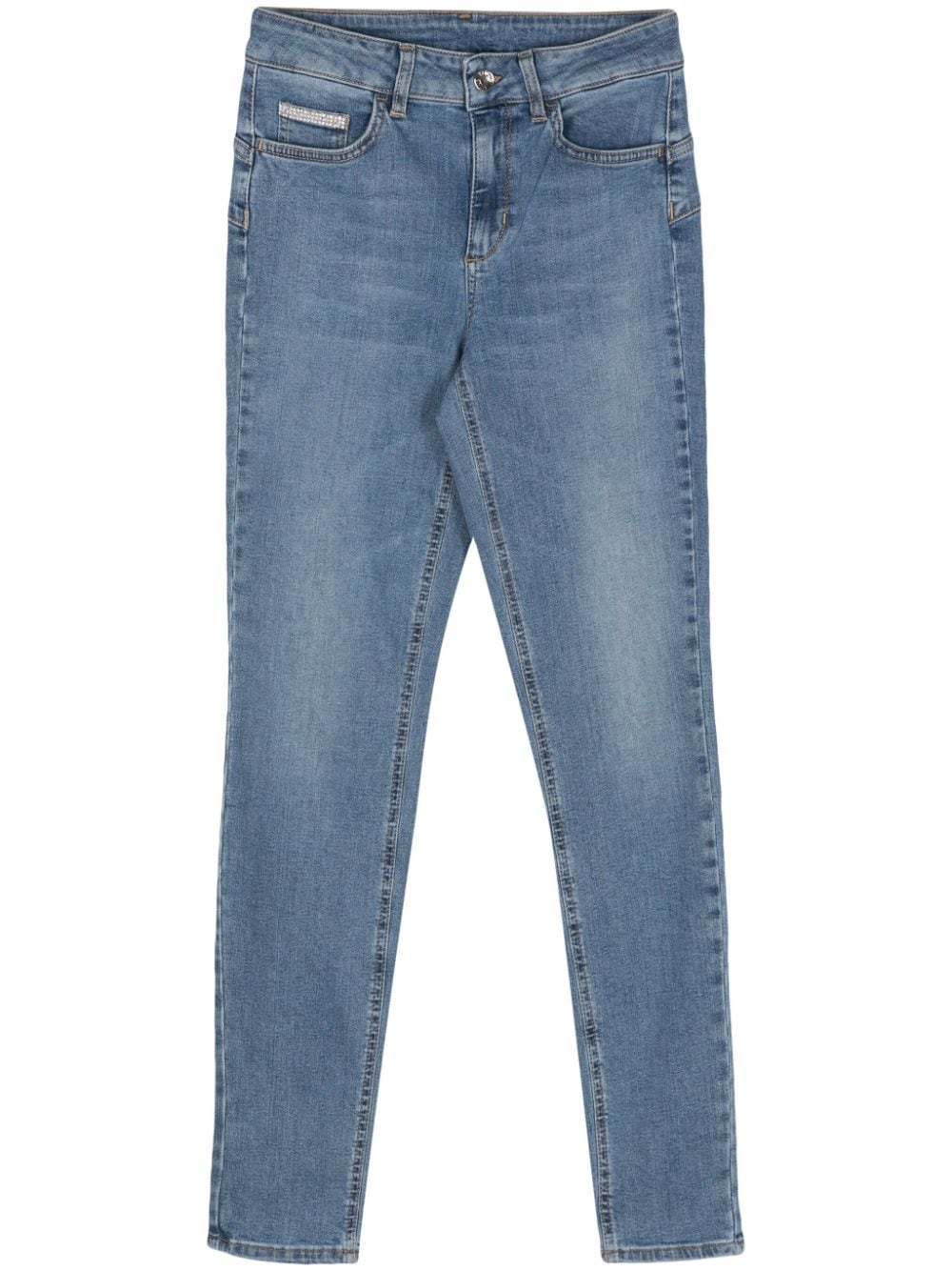 LIU JO mid-rise skinny jeans - Blue von LIU JO