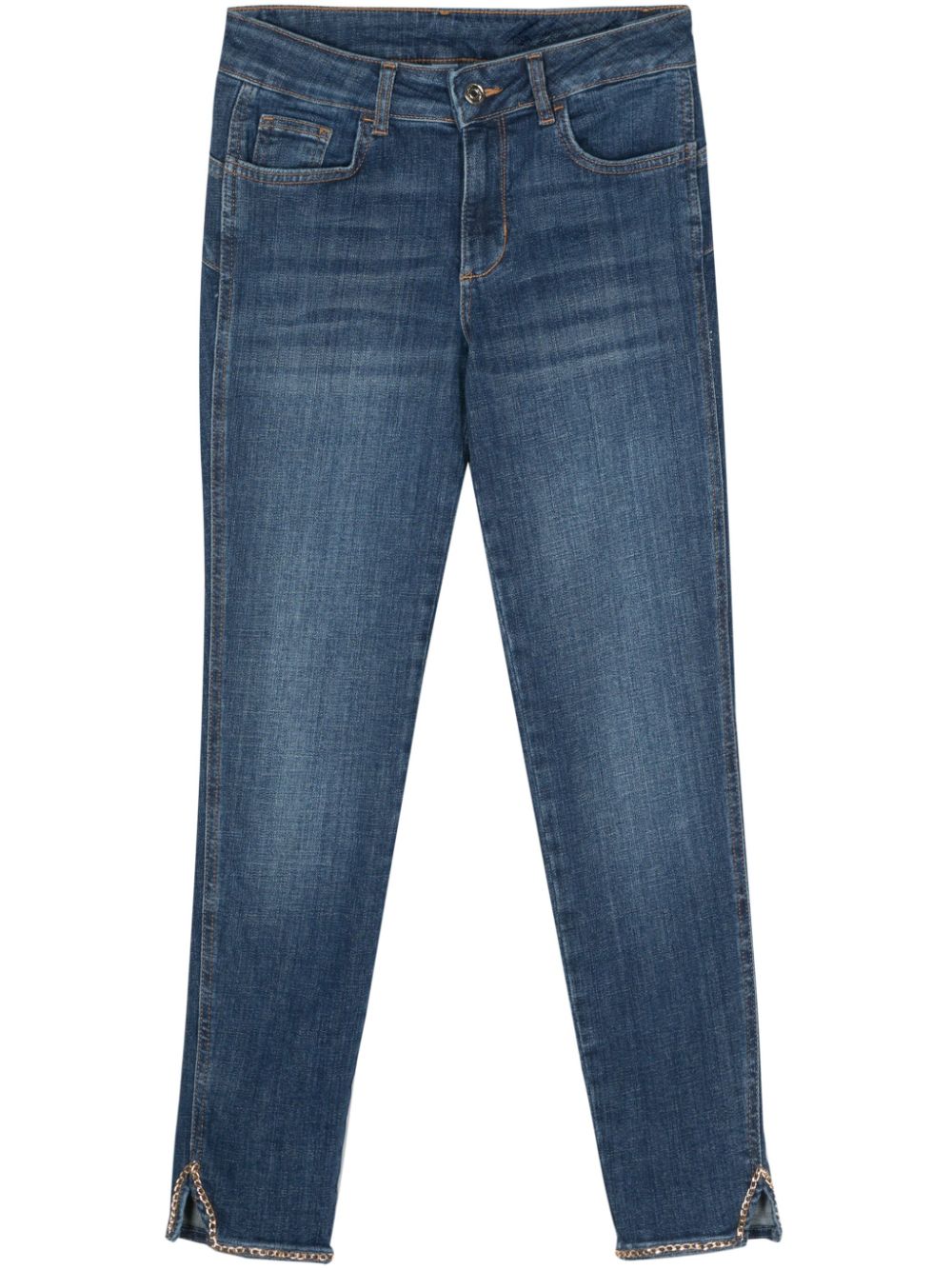 LIU JO mid-rise skinny jeans - Blue von LIU JO