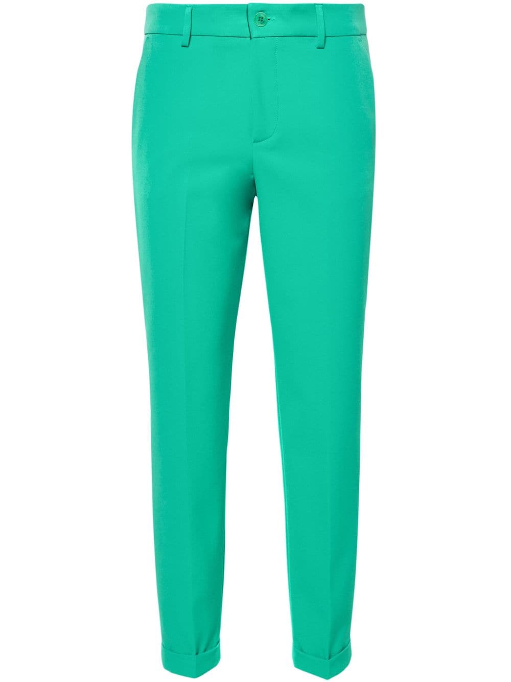 LIU JO mid-rise slim-cut trousers - Green von LIU JO