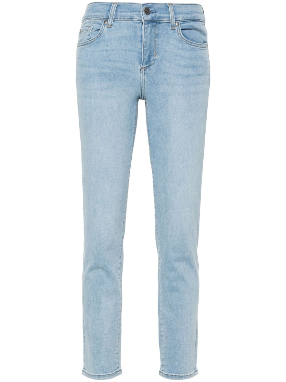 LIU JO mid-rise slim-fit cropped jeans - Blue von LIU JO