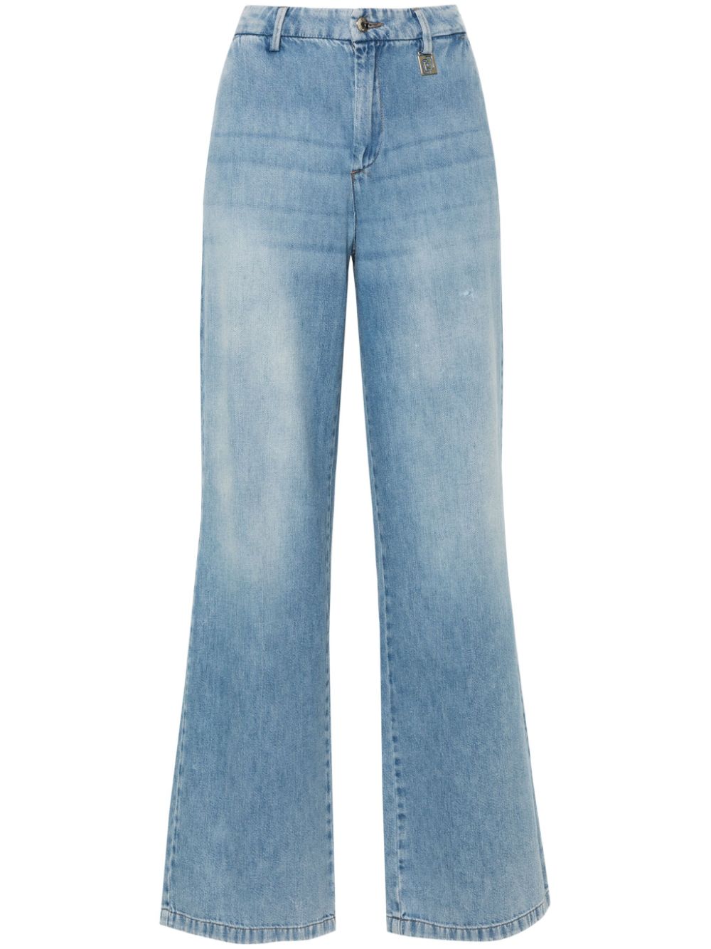 LIU JO mid-rise straight-leg jeans - Blue von LIU JO