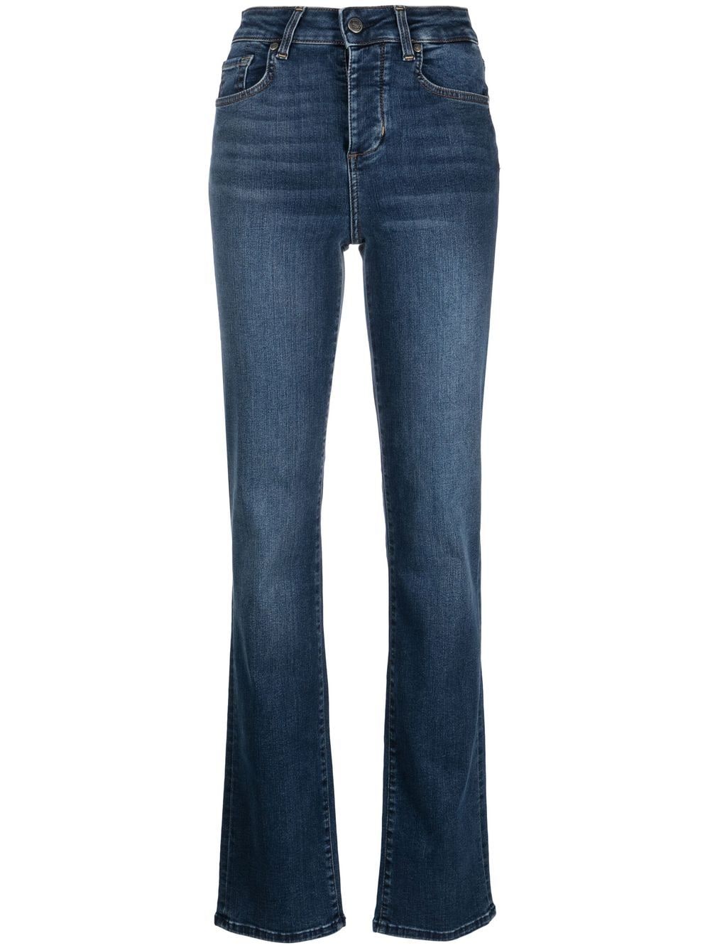 LIU JO mid-wash bootcut jeans - Blue von LIU JO