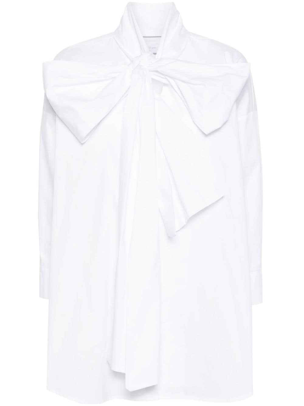 LIU JO pussy-bow collar shirt - White von LIU JO