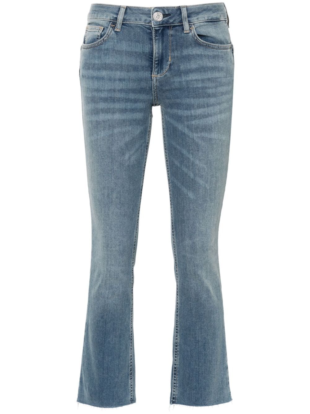 LIU JO raw-cut straight-leg jeans - Blue von LIU JO