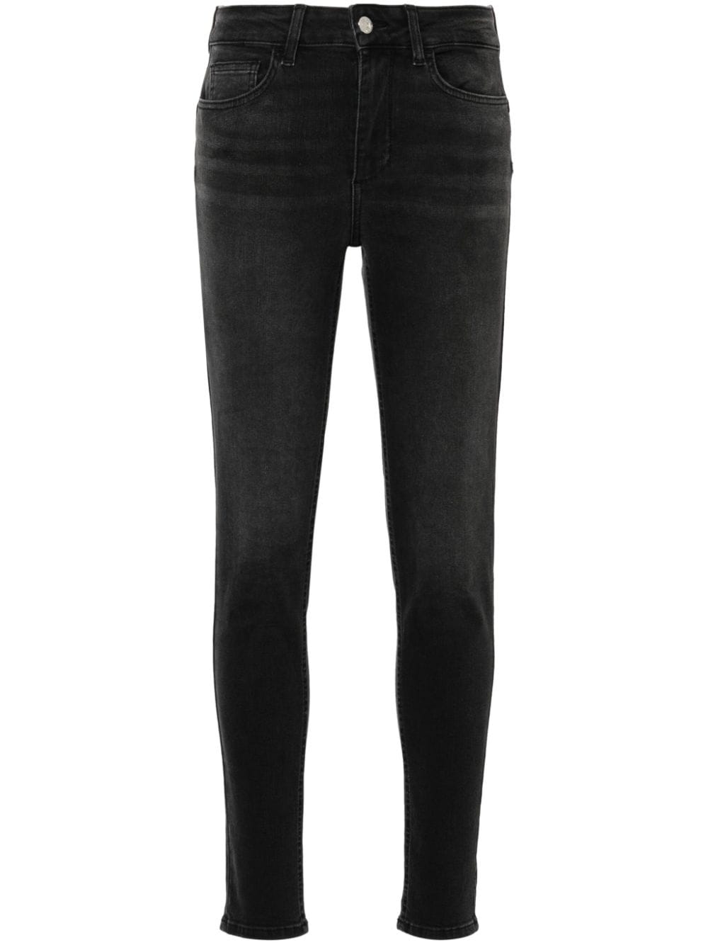 LIU JO rhinestone-embellished skinny jeans - Black von LIU JO
