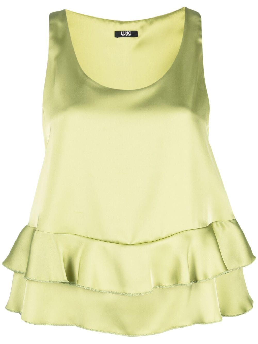 LIU JO ruffle-trim sleeveless blouse - Green von LIU JO