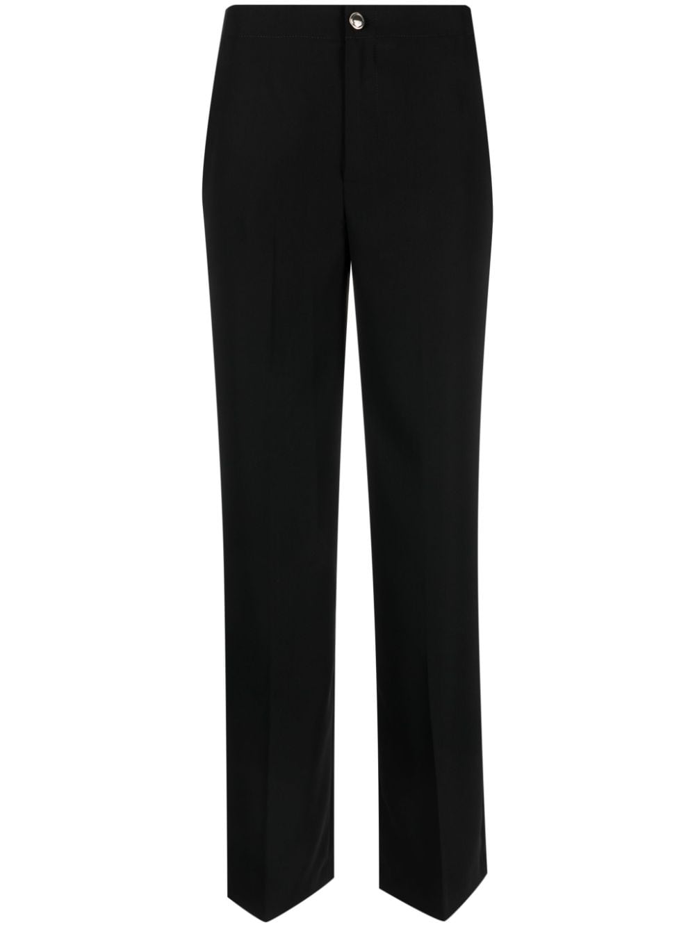 LIU JO straight-leg high-waist trousers - Black von LIU JO