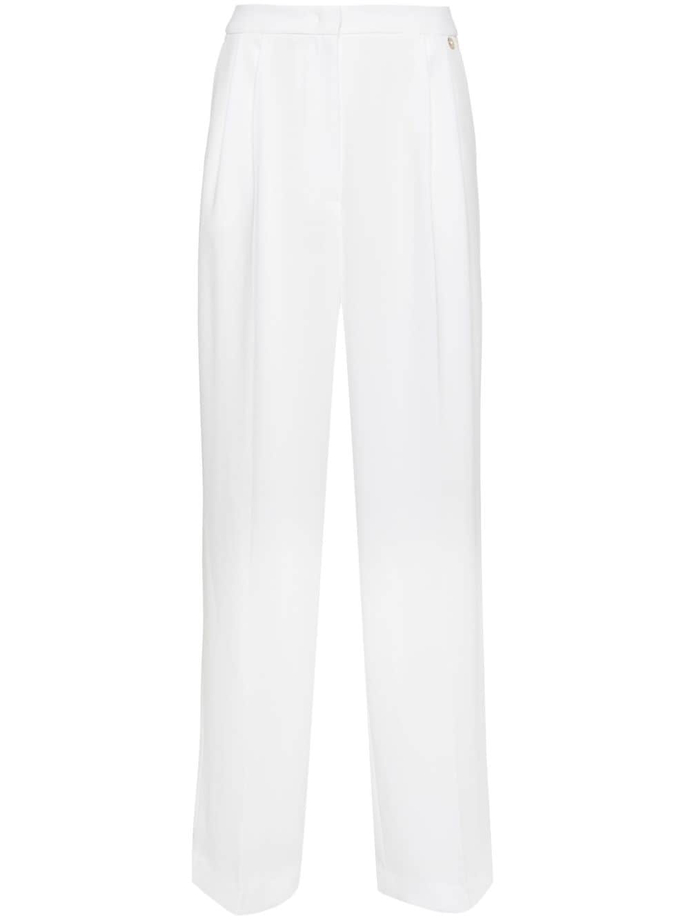LIU JO wide-leg tailored trousers - White von LIU JO