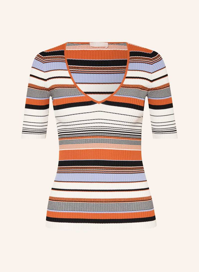 Liu Jo Strickshirt Mit 3/4-Arm Und Glitzergarn orange von LIU JO