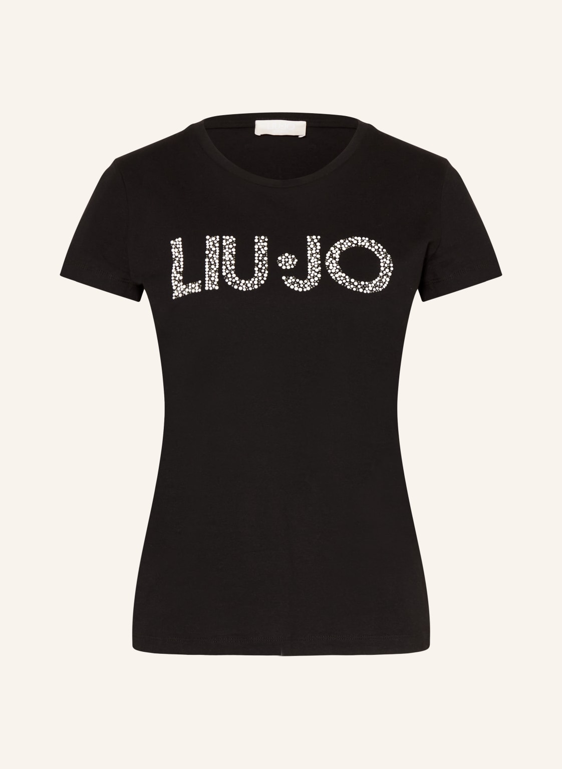 Liu Jo T-Shirt Mit Schmucksteinen Und Schmuckperlen schwarz von LIU JO