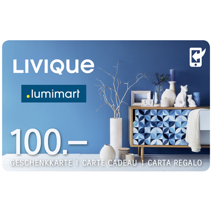 Carta regalo (100 CHF) von LIVIQUE