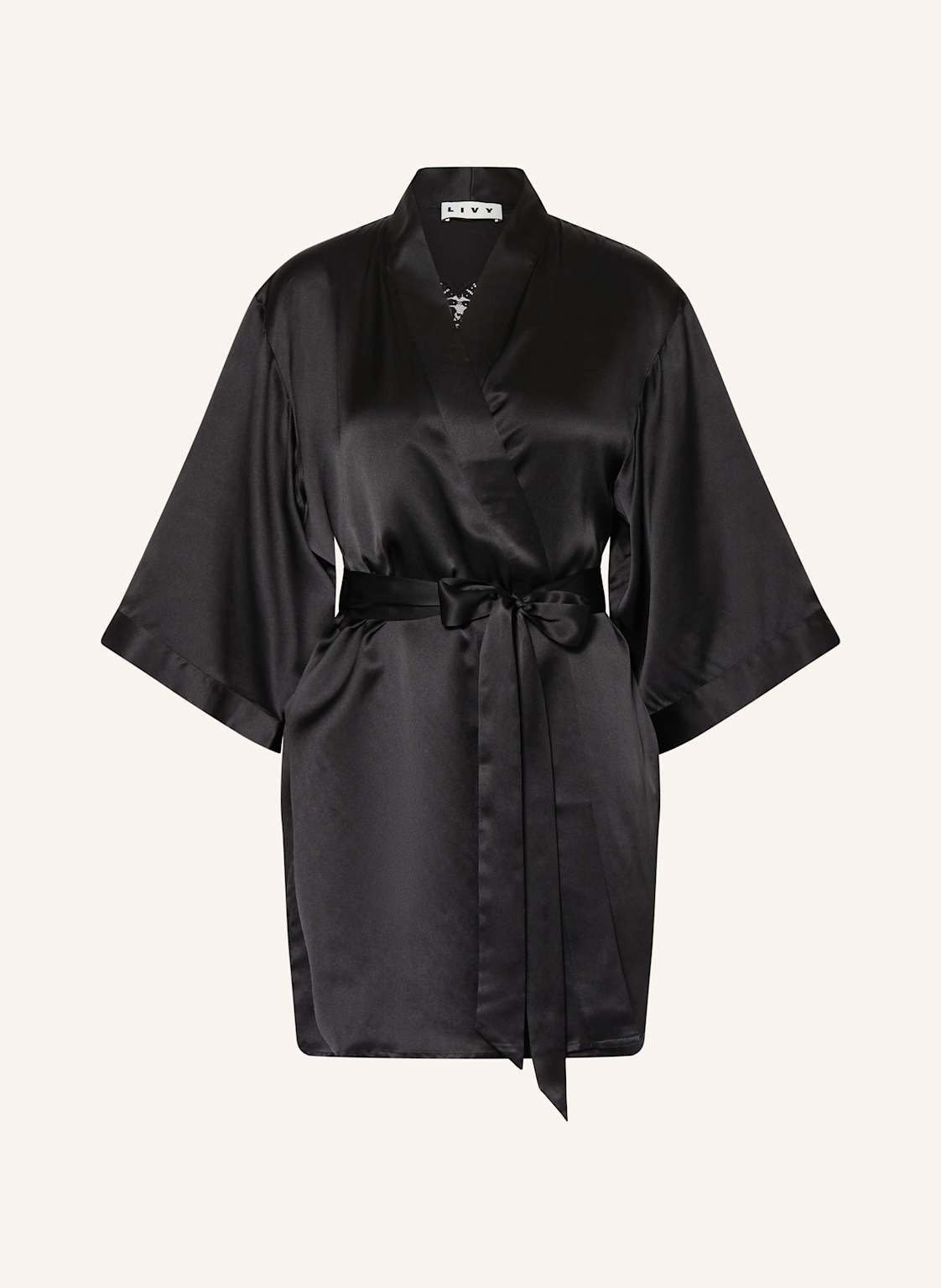 Livy Damen-Kimono Kimilord Aus Seide schwarz Livy Damen-Kimono Kimilord Aus Seide schwarz von LIVY
