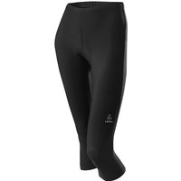 LÖFFLER Damen Radhose Basic 3/4 schwarz | 48 von Löffler