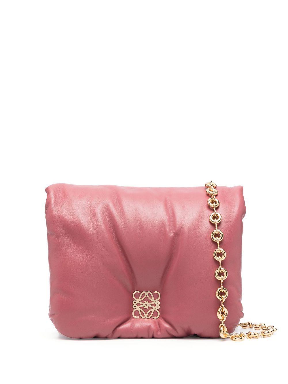 LOEWE Puffer Goya leather shoulder bag - Pink von LOEWE