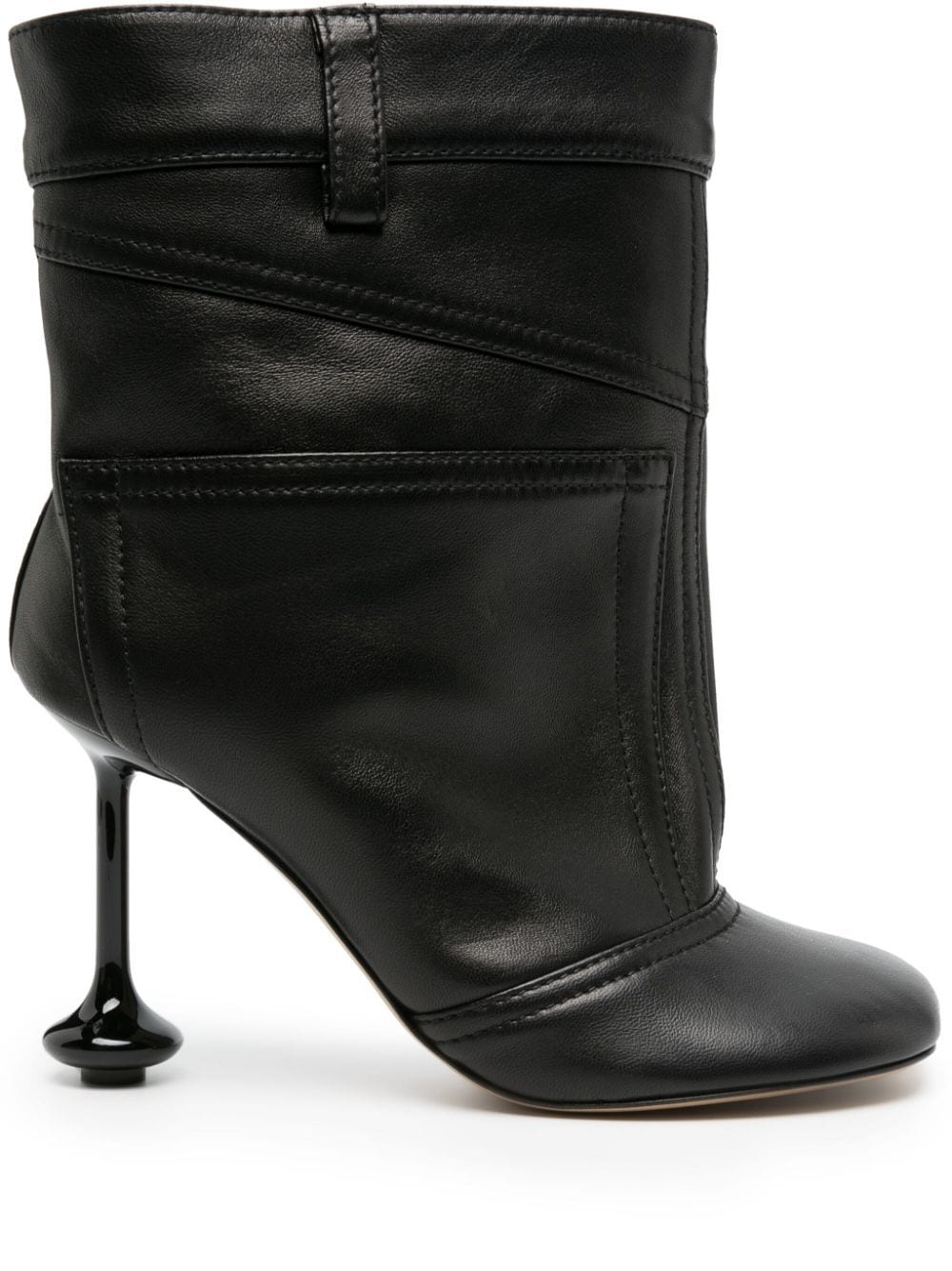 LOEWE Toy 90mm leather boot - Black von LOEWE