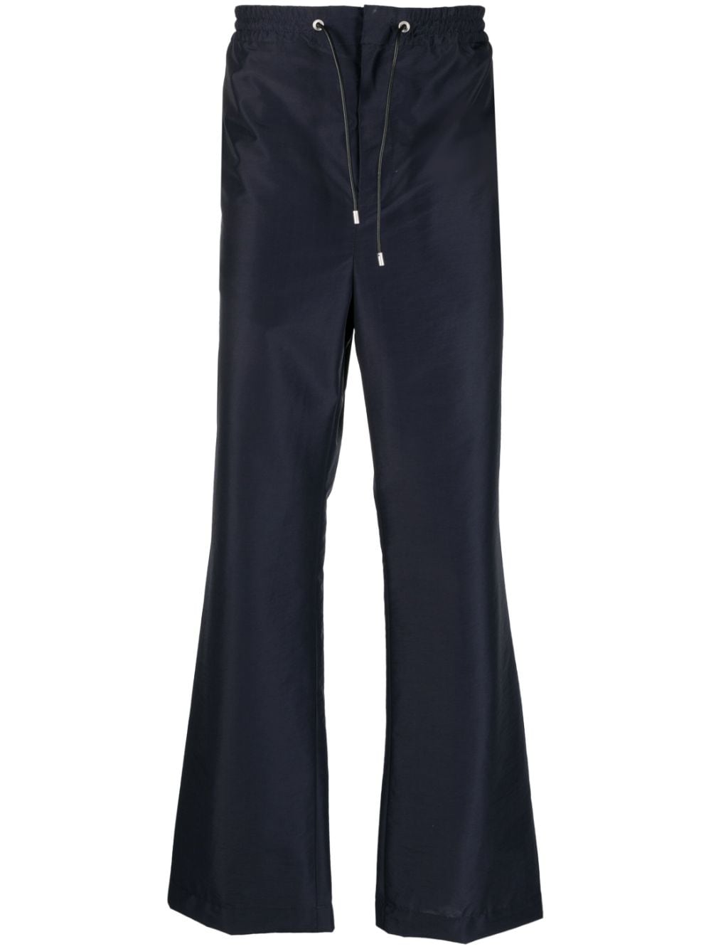 LOEWE drawstring straight-leg trousers - Blue von LOEWE