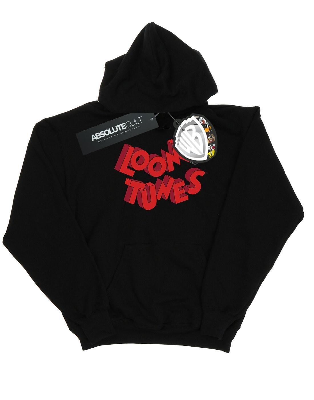 3d Logo Kapuzenpullover Unisex Schwarz 152-158 von LOONEY TUNES