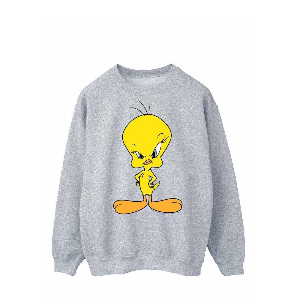 Angry Sweatshirt Herren Grau S von LOONEY TUNES