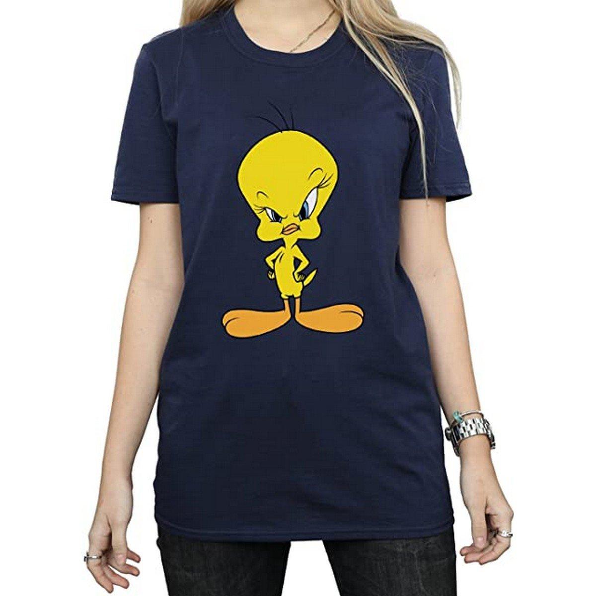 Angry Tshirt Damen Marine S von LOONEY TUNES