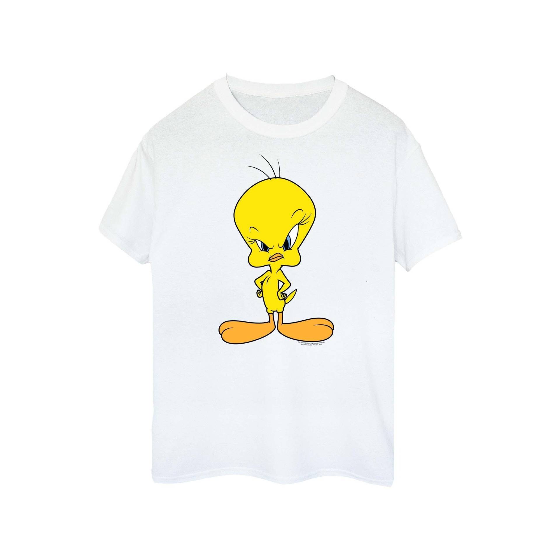 Angry Tshirt Unisex Weiss 116 von LOONEY TUNES