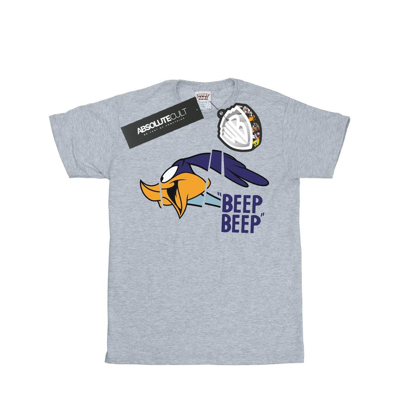 Beep Beep Tshirt Damen Grau XL von LOONEY TUNES