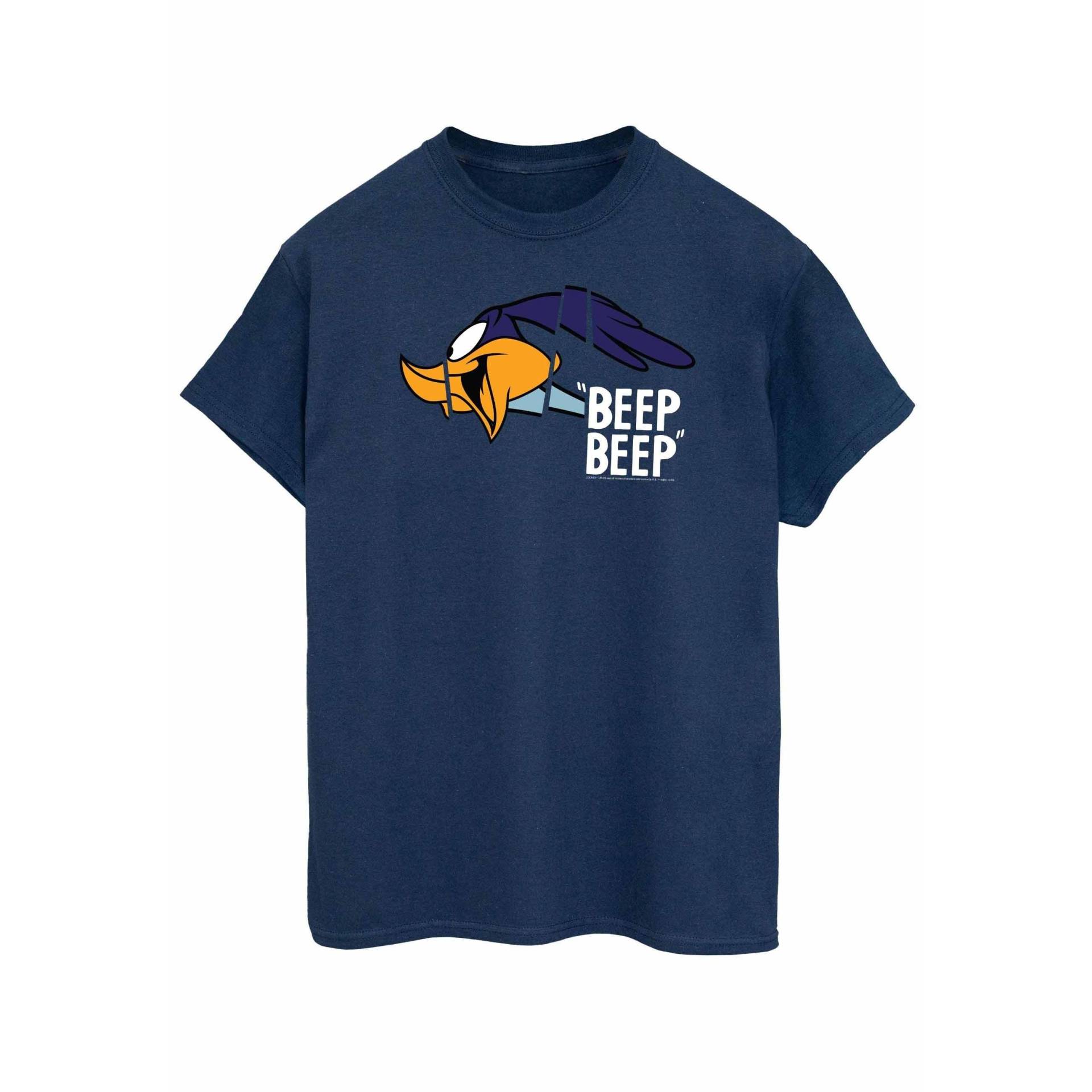 Beep Beep Tshirt Herren Marine L von LOONEY TUNES