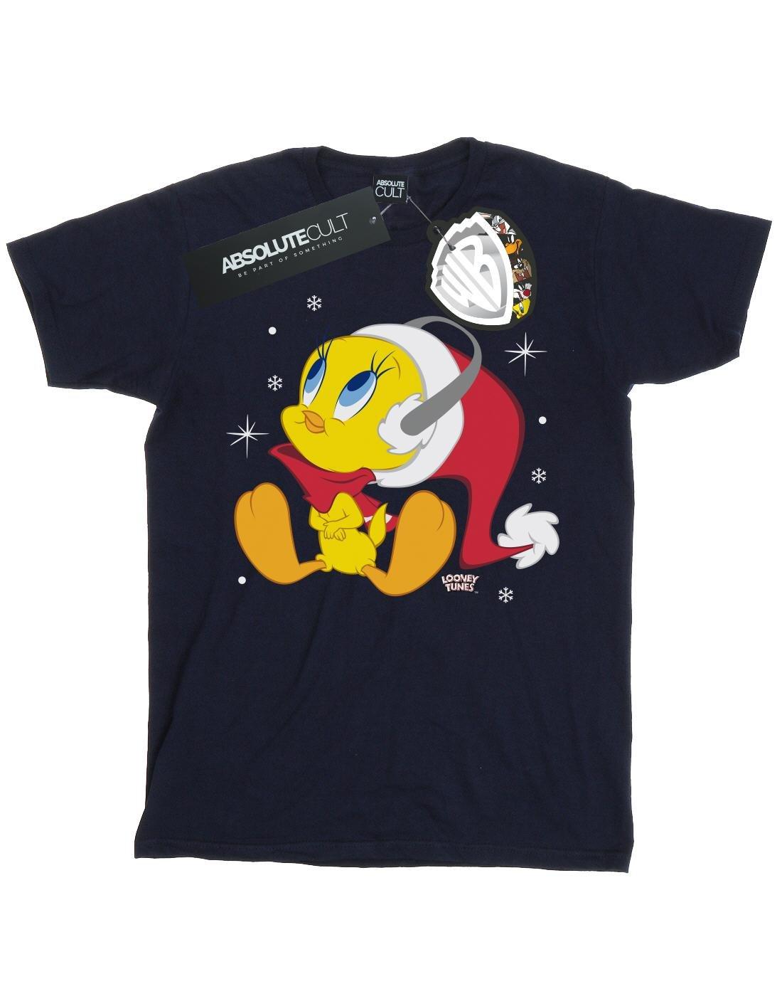 Christmas Tweety Tshirt Damen Marine L von LOONEY TUNES